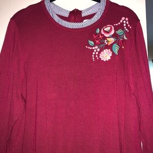 Embroidered Sweater